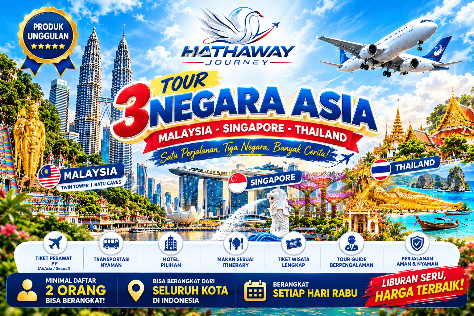 3 NEGARA ASIA MALAYSIA - SINGAPORE - THAILAND