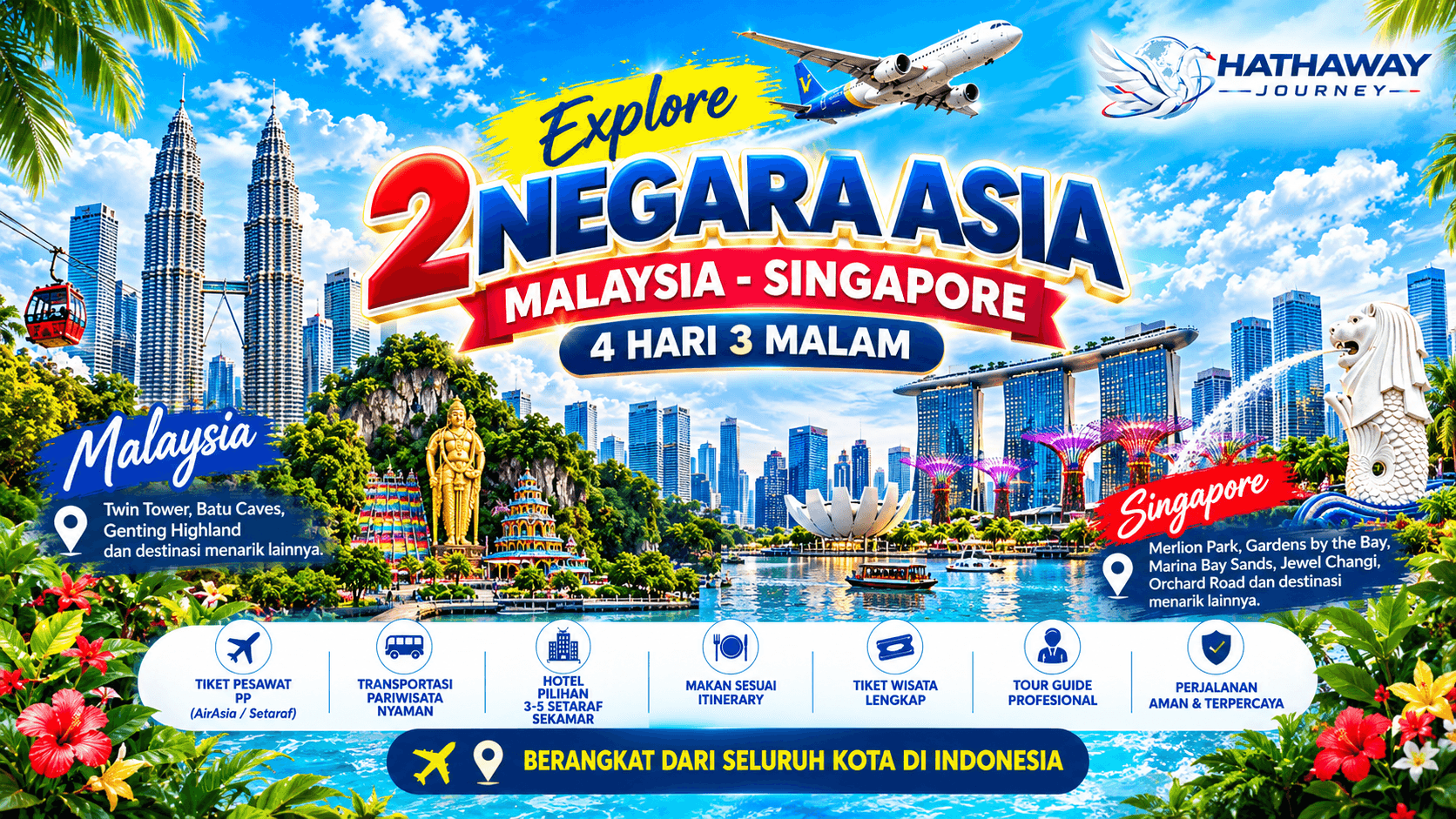2 NEGARA ASIA MALAYSIA - SINGAPORE 4D3N